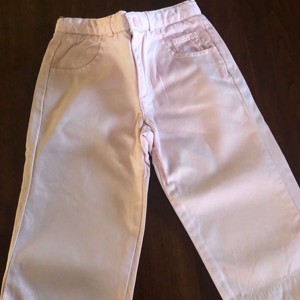 Girls Vineyard Vines Pink Cropped Pants